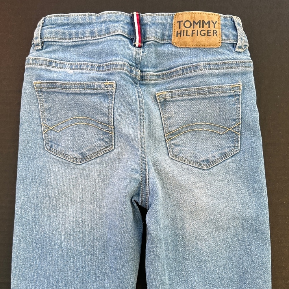 Tommy Hilfiger MID RISE FLARE Denim Blue Jeans SZ 7 - Picture 8 of 8